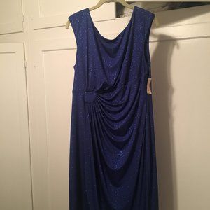 Sleeveless Deep Purple Cocktail Dress